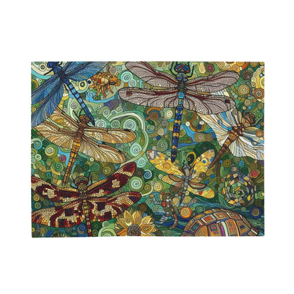 Dragonflies Plush Blanket by Gregg Acini Adoree Designs - Gregg Acini Adoree Designs - Blanket