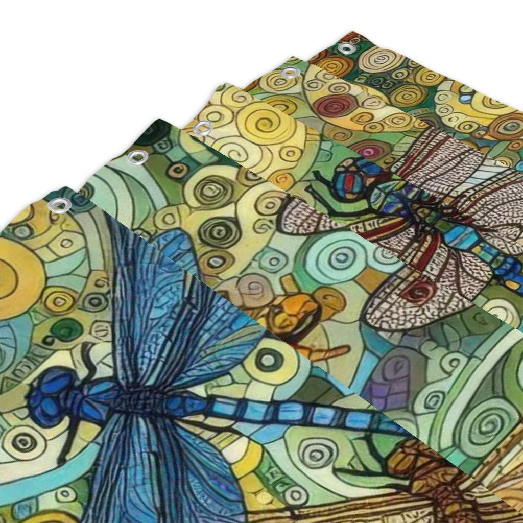 Dragonflies Shower Curtain - Gregg Acini Adoree Designs - shower curtain