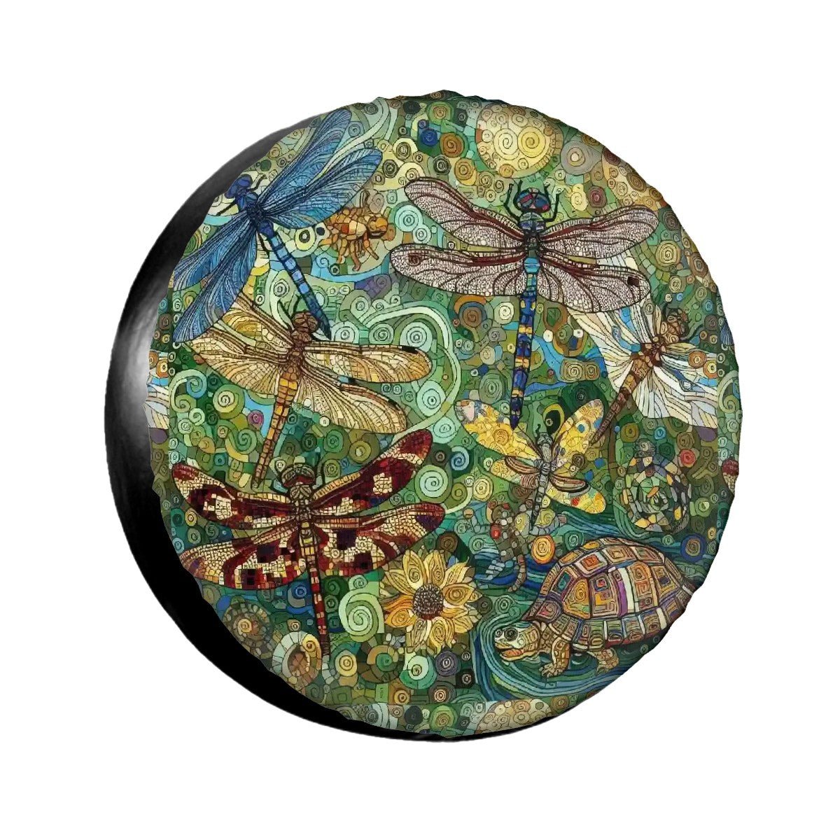 Dragonflies - Thickened Spare Tire Cover - Gregg Acini Adoree Designs - Spare Tire Cover