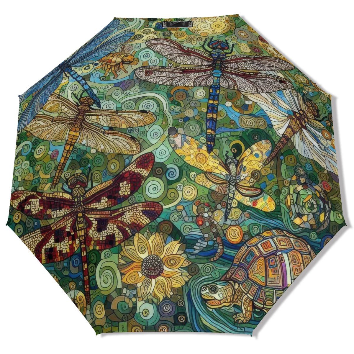 Dragonflies UV Protection Umbrella - Gregg Acini Adoree Designs - Umbrella