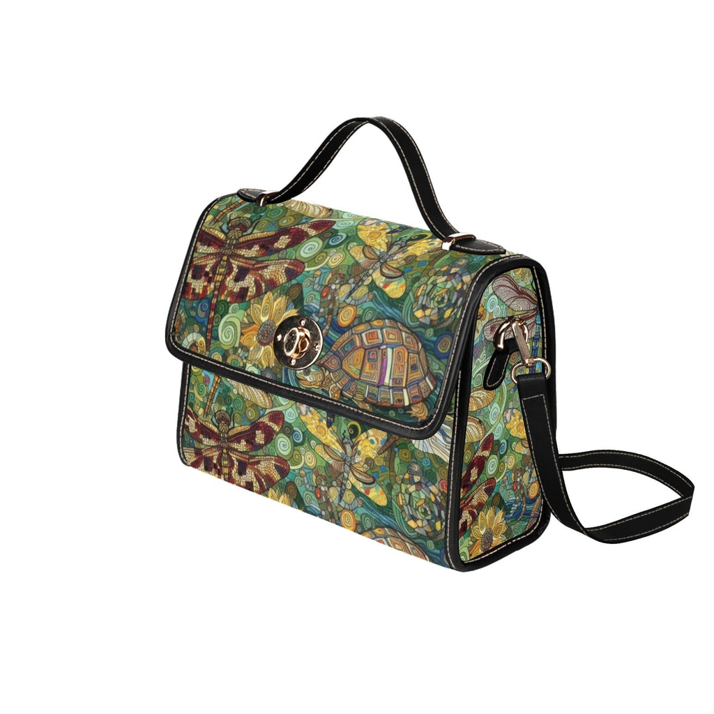 Dragonflies Waterproof Canvas Bag - Gregg Acini Adoree Designs - Satchel