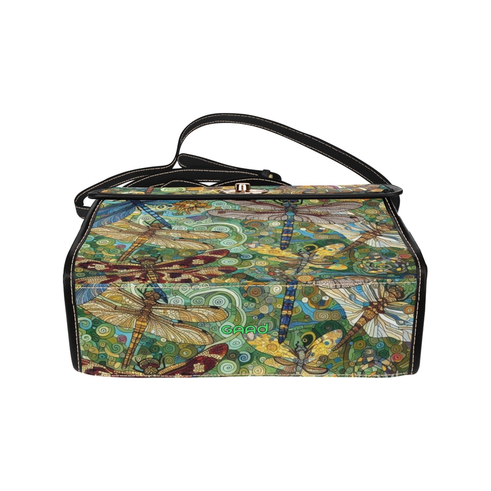 Dragonflies Waterproof Canvas Bag - Gregg Acini Adoree Designs - Satchel