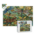 Dragonflies Wooden Jigsaw Puzzles 1000 pcs (Horizontal) - Gregg Acini Adoree Designs - Jigsaw Puzzle