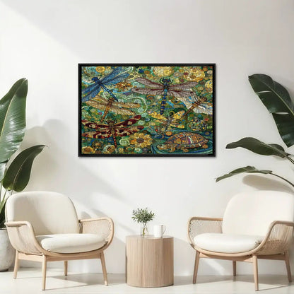 Dragonflies Wooden Jigsaw Puzzles 1000 pcs (Horizontal) - Gregg Acini Adoree Designs - Jigsaw Puzzle