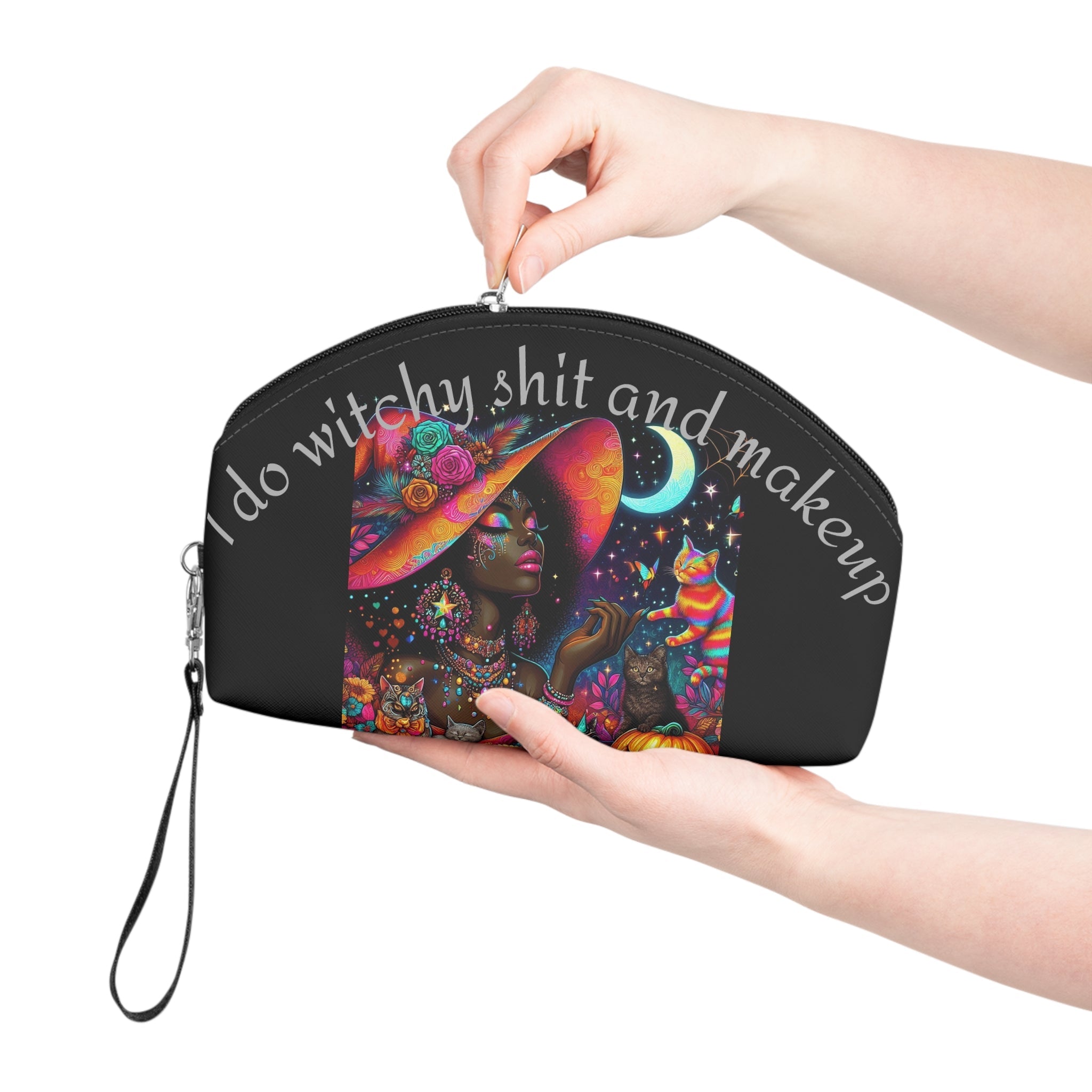 Dynamic Witch Makeup Bag – Cosmetic Pouch - Gregg Acini Adoree Designs - Bags