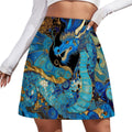 Teal Dragon Mini Skirt | Fantasy Wearable Art