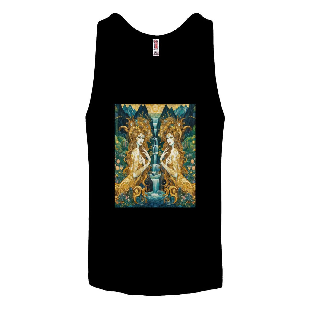 Multiple Designs Cotton Tank Top (First image shows selected design)
