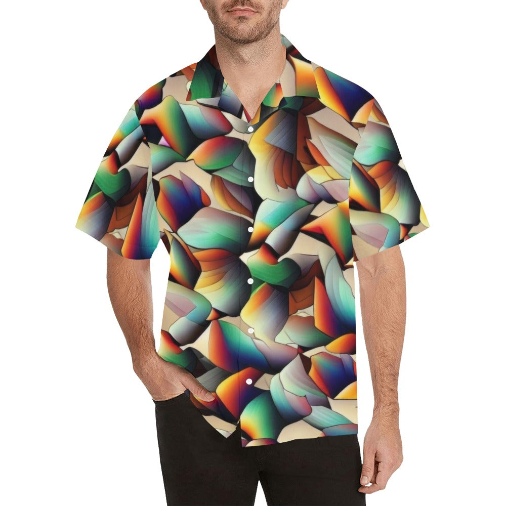 Abstract Hummingbirds Hawaiian Shirt without pocket