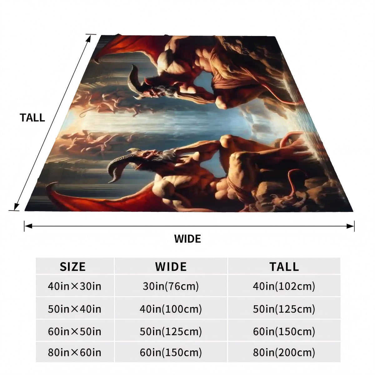 300 GSM Flannel Throw Blanket (Made in USA)