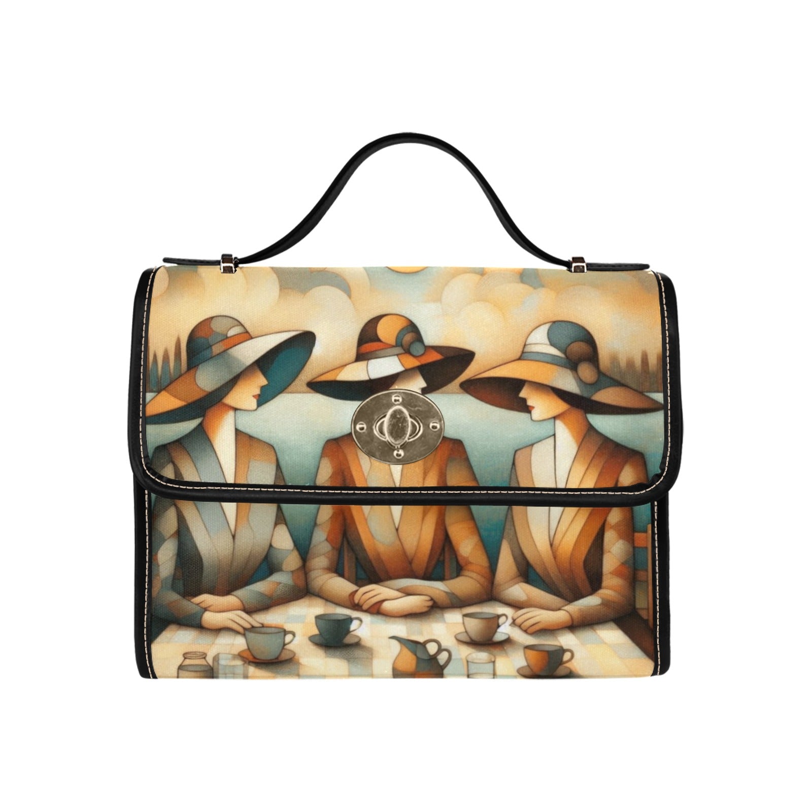 Klee Ladies 2 Satchel Waterproof Canvas Bag