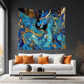 Teal Dragon Tapestry (6:5) (Made in USA)