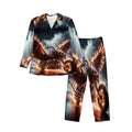 Eagle Motorcycle Long Sleeved Pajamas - Gregg Acini Adoree Designs - Men's Pajamas