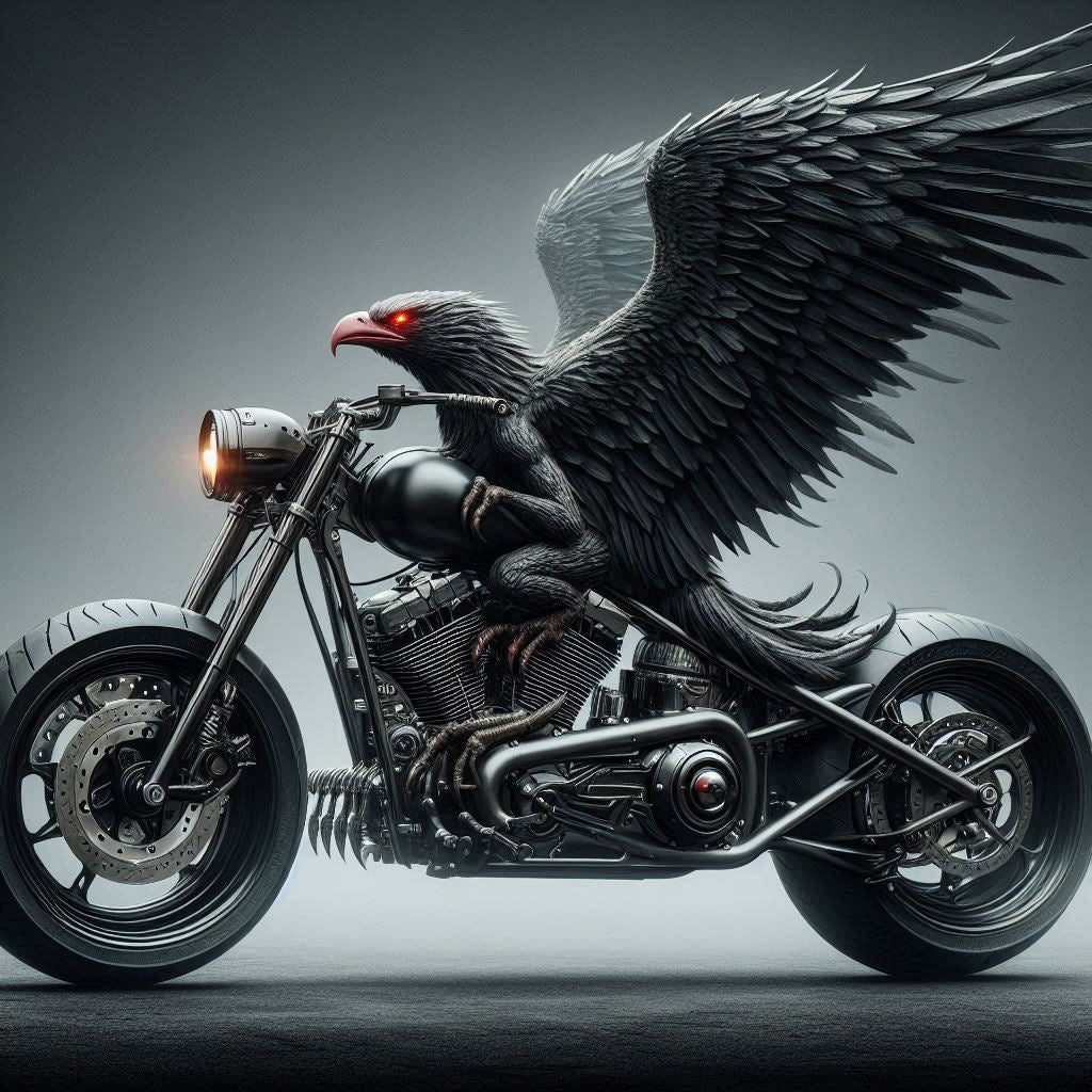 Eagle Motorcycle Study - Gregg Acini Adoree Designs -