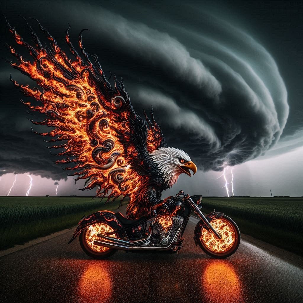 Eagle Motorcycle Study - Gregg Acini Adoree Designs -