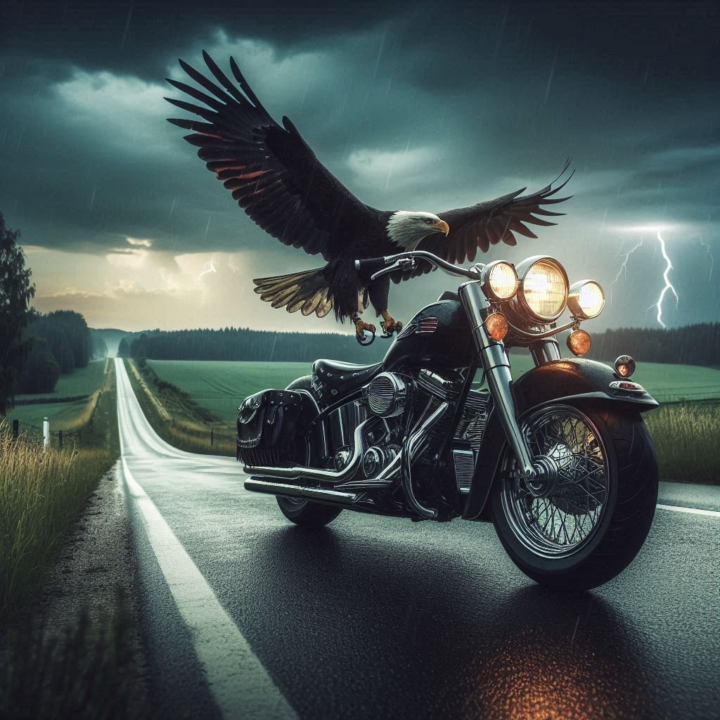 Eagle Motorcycle Study - Gregg Acini Adoree Designs -