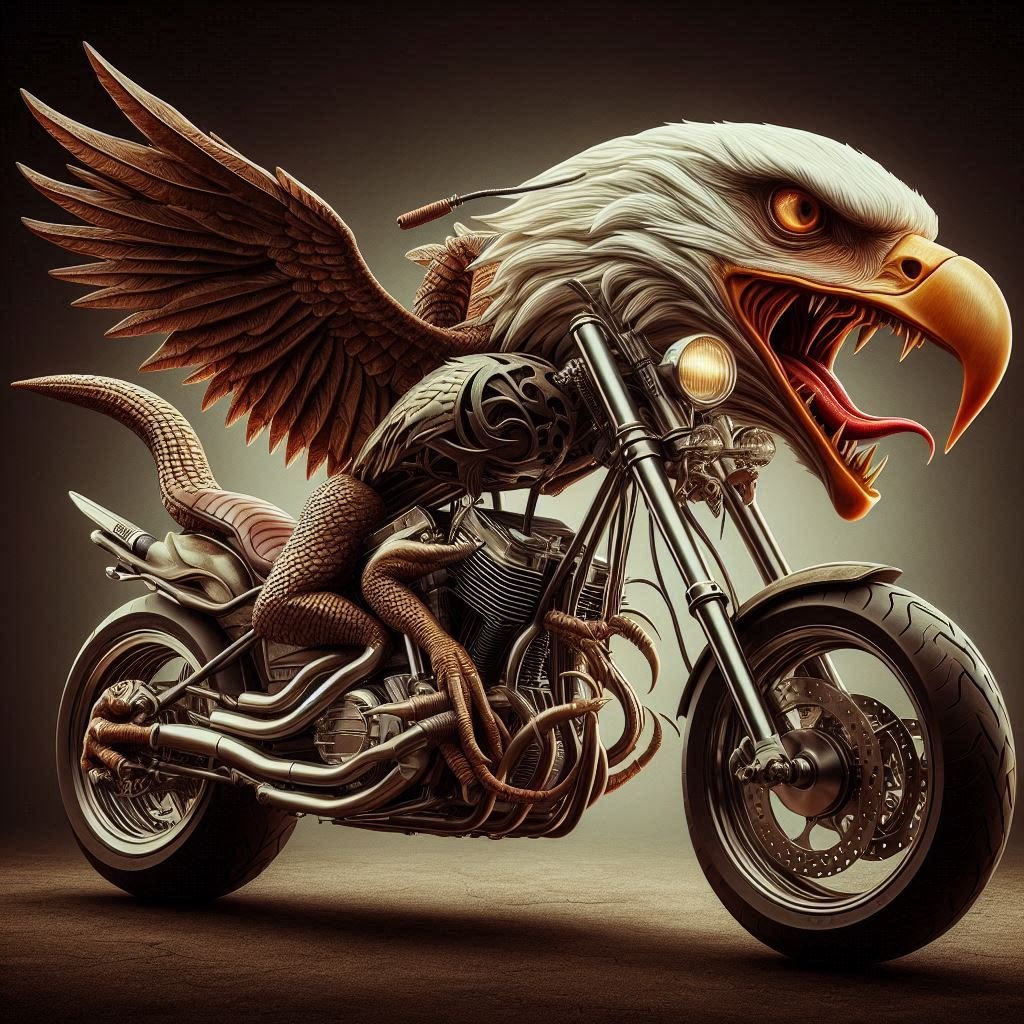 Eagle Motorcycle Study - Gregg Acini Adoree Designs -