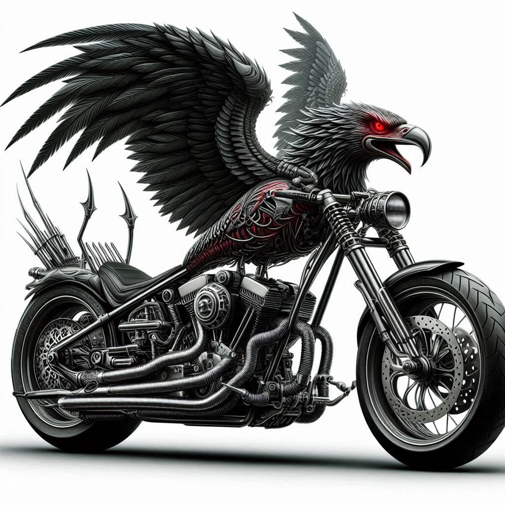 Eagle Motorcycle Study - Gregg Acini Adoree Designs -
