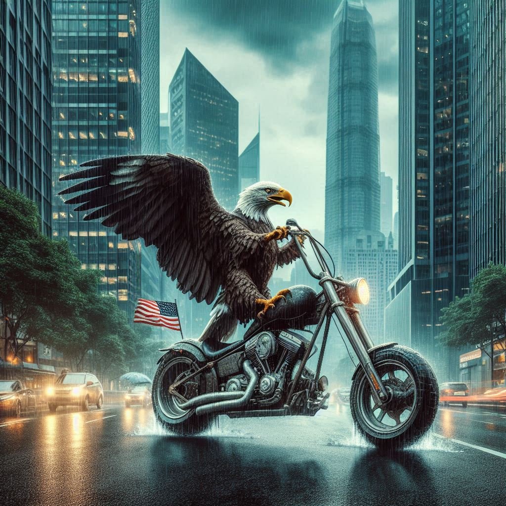 Eagle Motorcycle Study - Gregg Acini Adoree Designs -