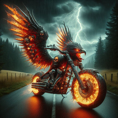 Eagle Motorcycle Study - Gregg Acini Adoree Designs - 