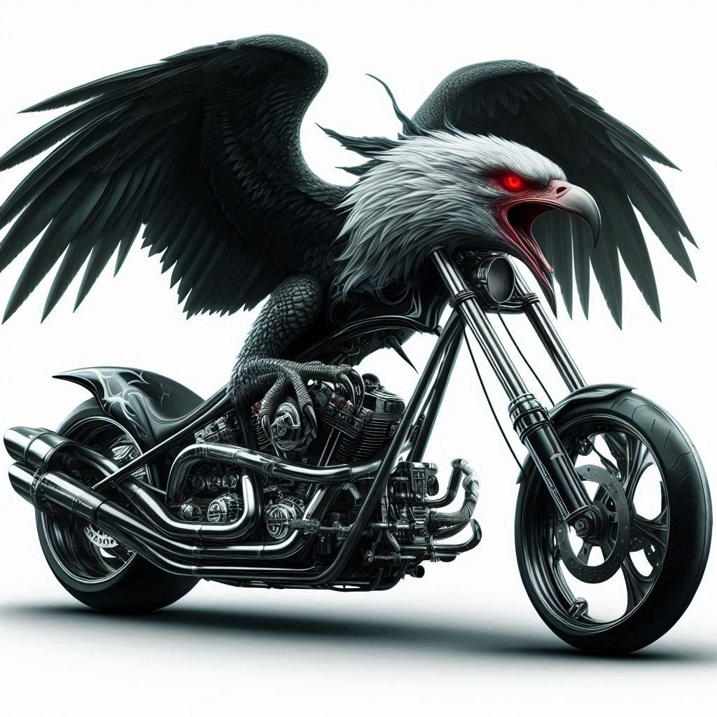 Eagle Motorcycle Study - Gregg Acini Adoree Designs -