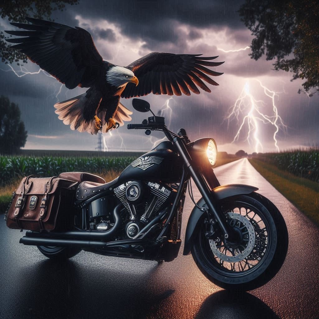 Eagle Motorcycle Study - Gregg Acini Adoree Designs -