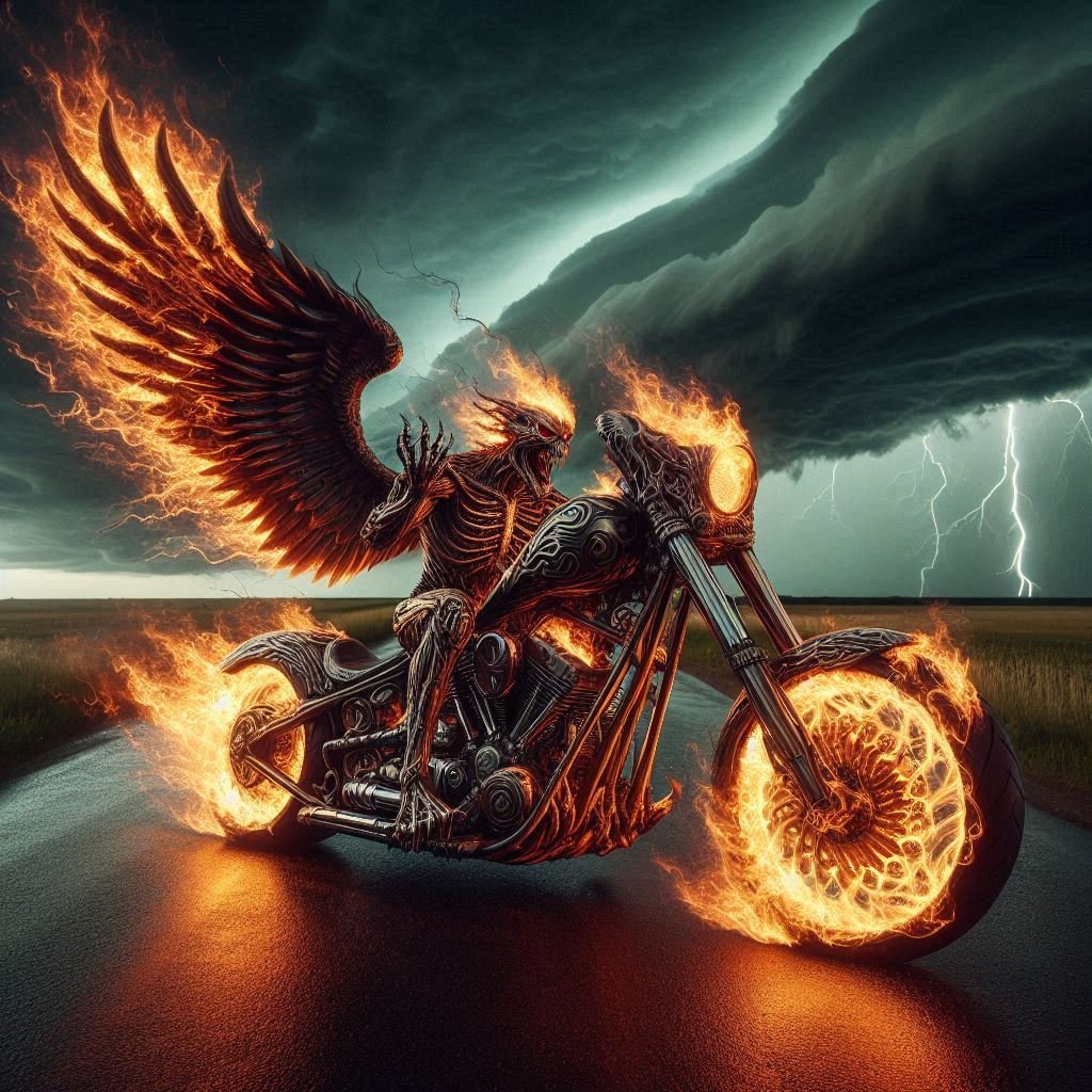 Eagle Motorcycle Study - Gregg Acini Adoree Designs -