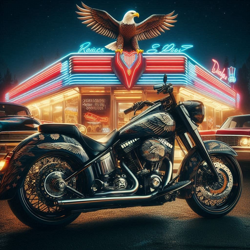 Eagle Motorcycle Study - Gregg Acini Adoree Designs -
