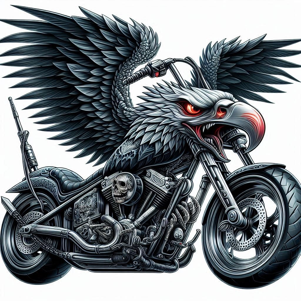 Eagle Motorcycle Study - Gregg Acini Adoree Designs -