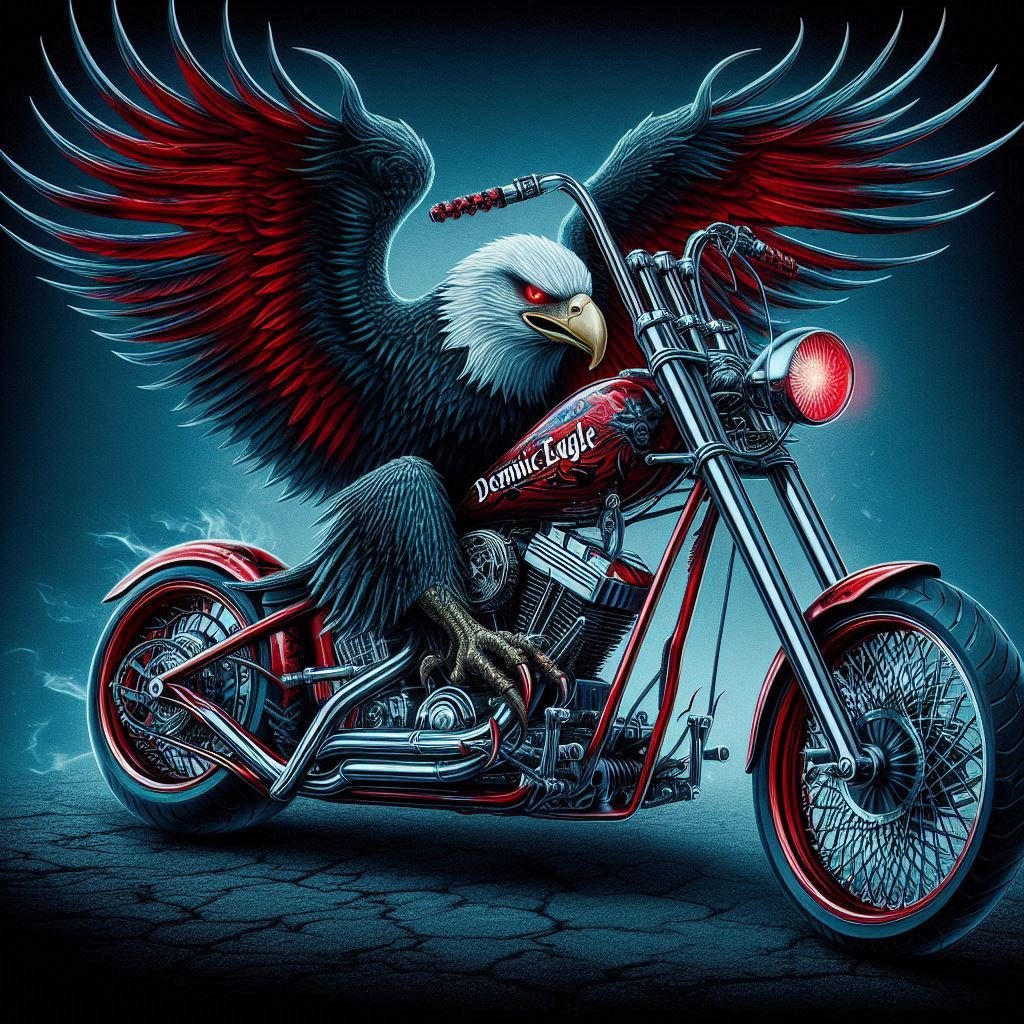 Eagle Motorcycle Study - Gregg Acini Adoree Designs -
