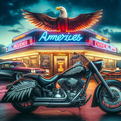 Eagle Motorcycle Study - Gregg Acini Adoree Designs - 