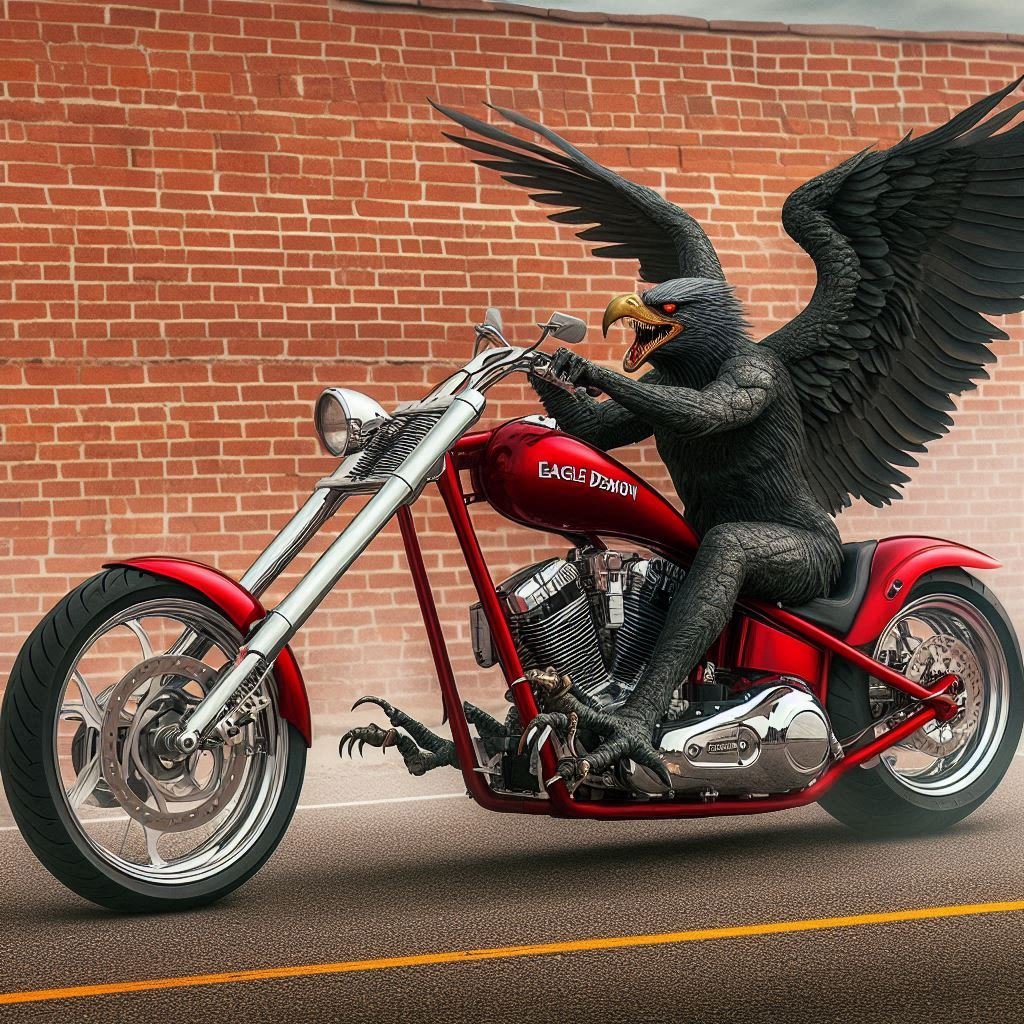 Eagle Motorcycle Study - Gregg Acini Adoree Designs -