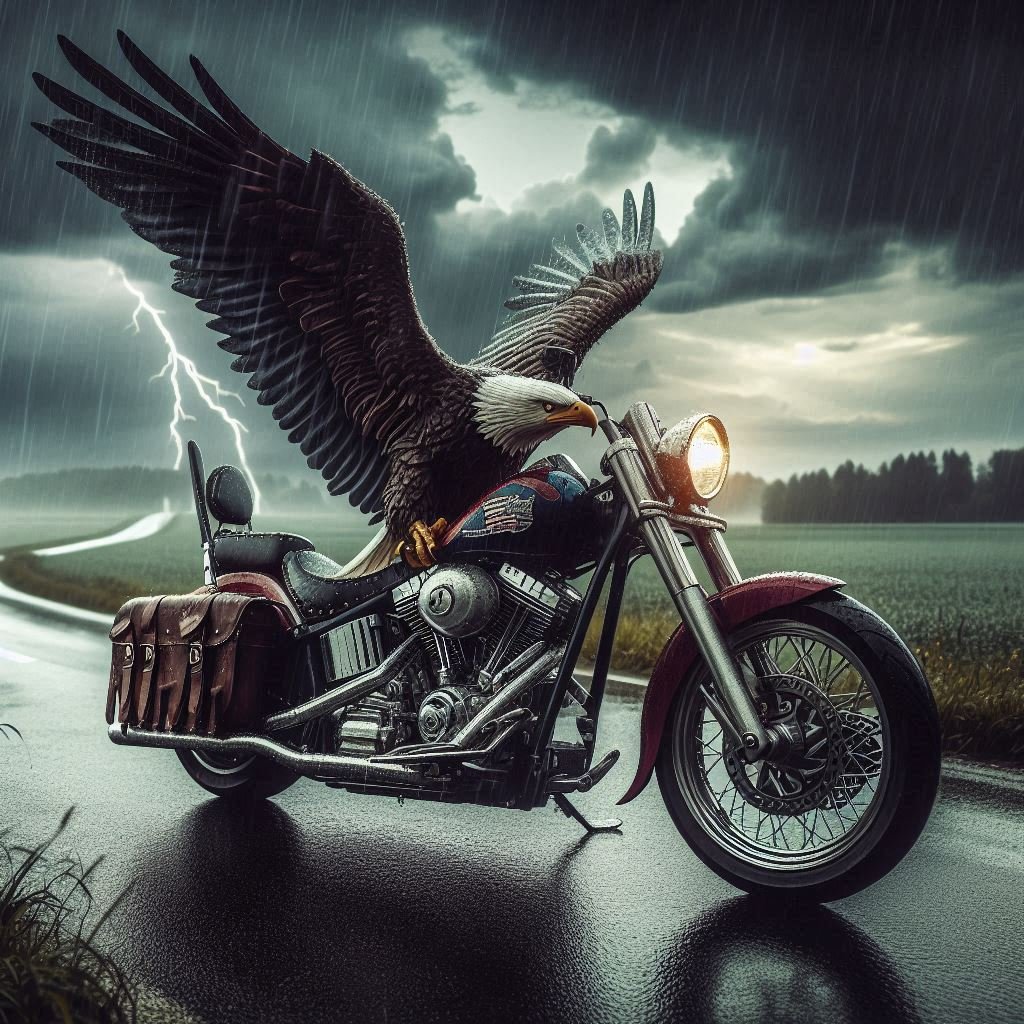 Eagle Motorcycle Study - Gregg Acini Adoree Designs -
