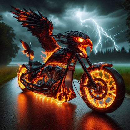 Eagle Motorcycle Study - Gregg Acini Adoree Designs - 