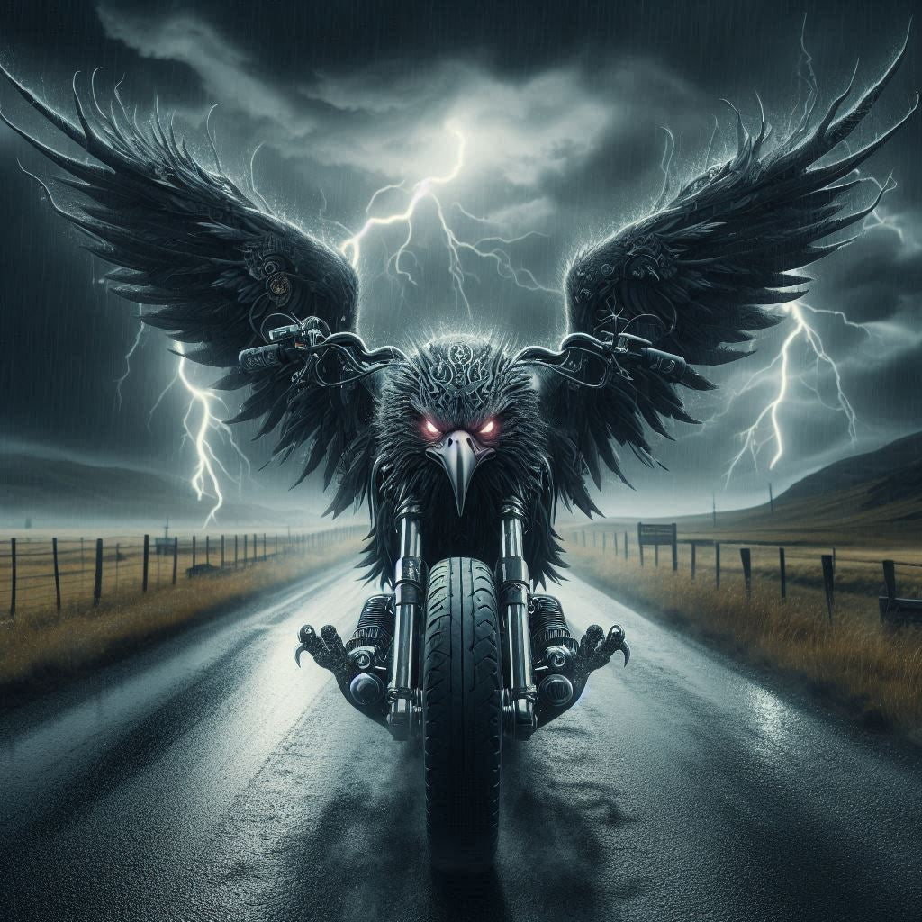 Eagle Motorcycle Study - Gregg Acini Adoree Designs -