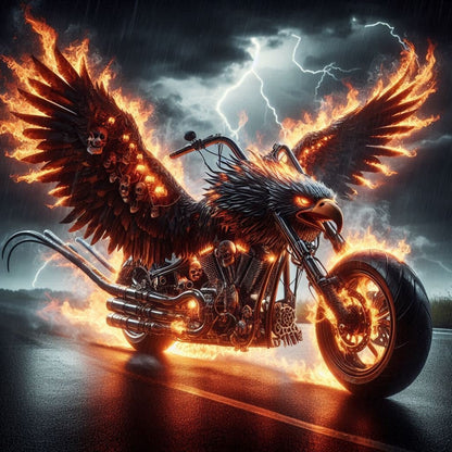 Eagle Motorcycle Study - Gregg Acini Adoree Designs - 