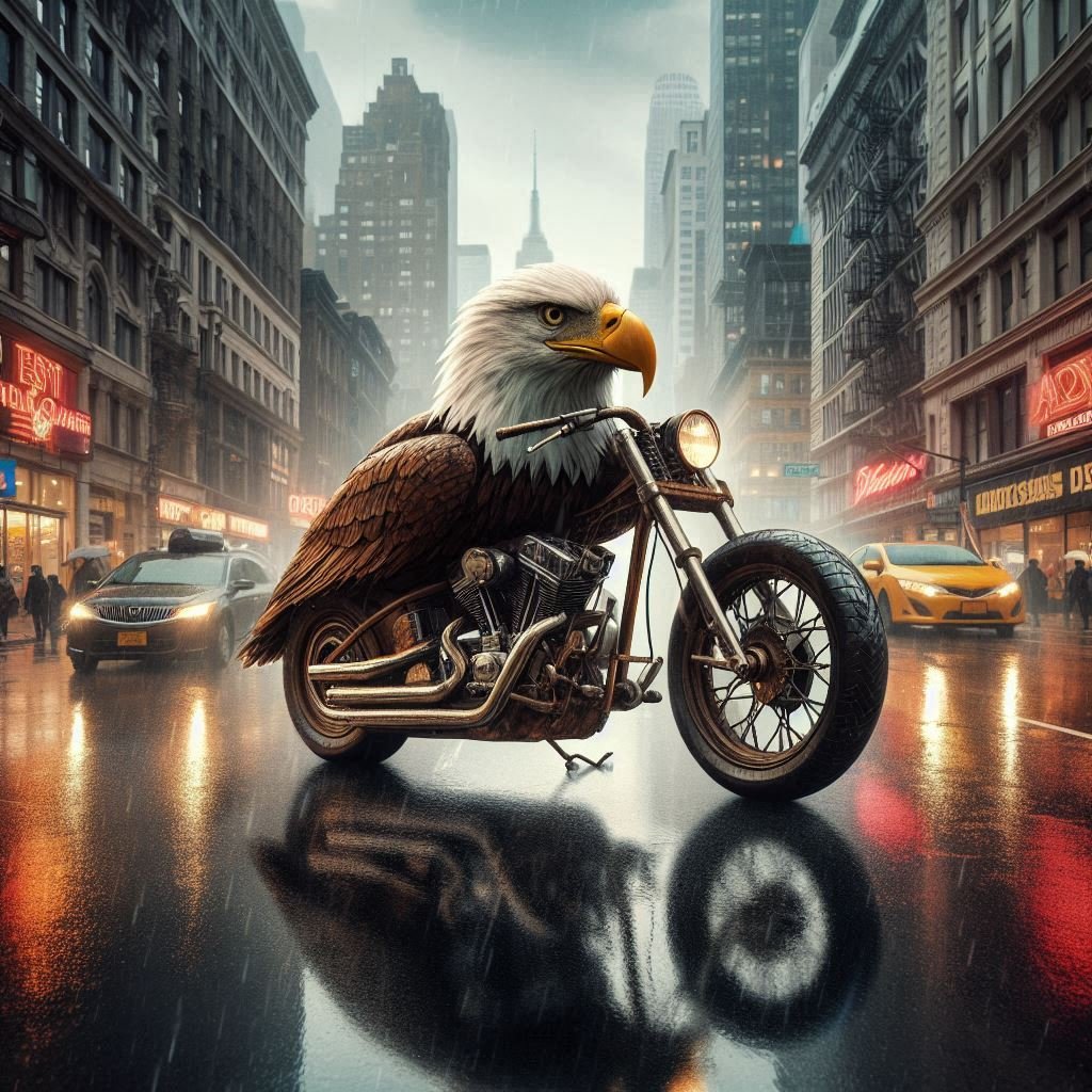 Eagle Motorcycle Study - Gregg Acini Adoree Designs -