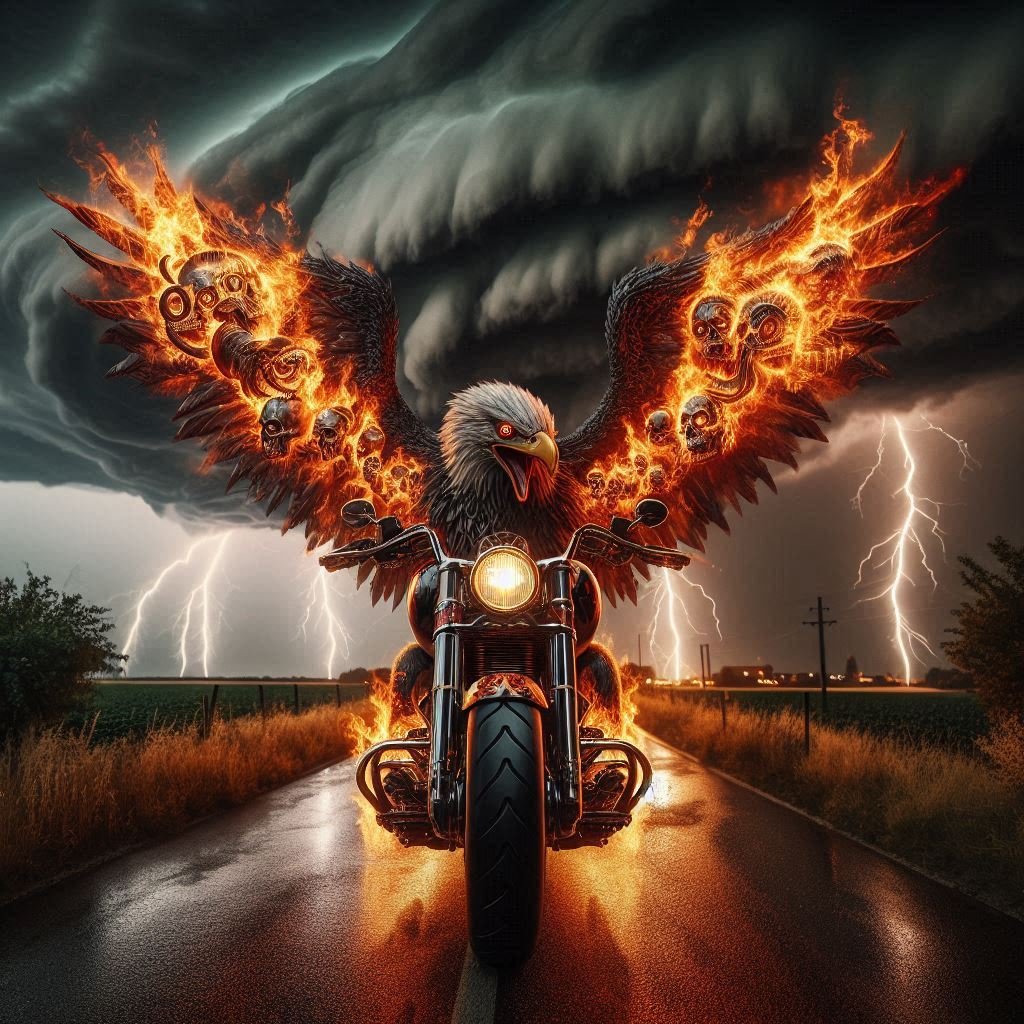 Eagle Motorcycle Study - Gregg Acini Adoree Designs -