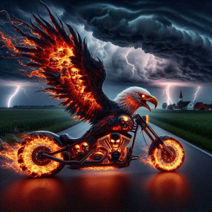 Eagle Motorcycle Study - Gregg Acini Adoree Designs - 