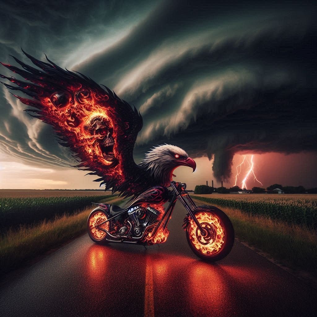 Eagle Motorcycle Study - Gregg Acini Adoree Designs -