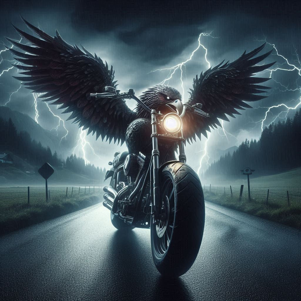 Eagle Motorcycle Study - Gregg Acini Adoree Designs -