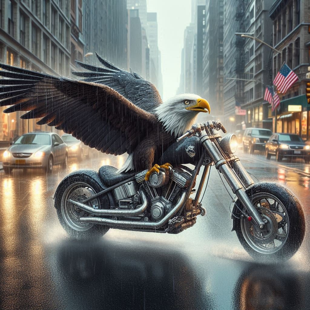 Eagle Motorcycle Study - Gregg Acini Adoree Designs -