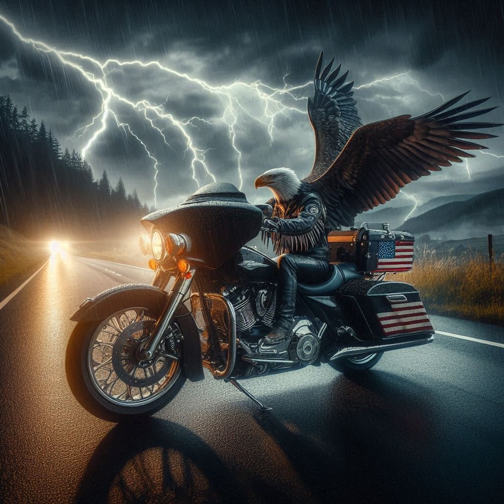 Eagle Motorcycle Study - Gregg Acini Adoree Designs -