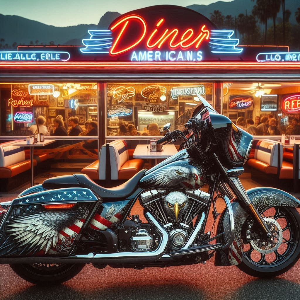 Eagle Motorcycle Study - Gregg Acini Adoree Designs -