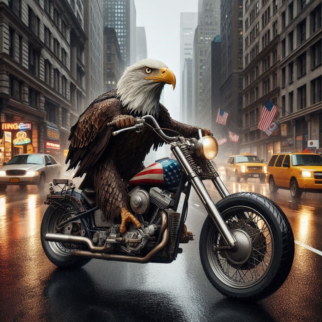 Eagle Motorcycle Study - Gregg Acini Adoree Designs -