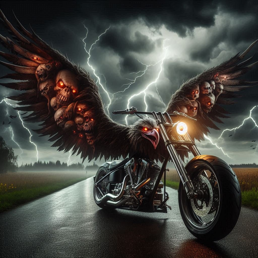 Eagle Motorcycle Study - Gregg Acini Adoree Designs -