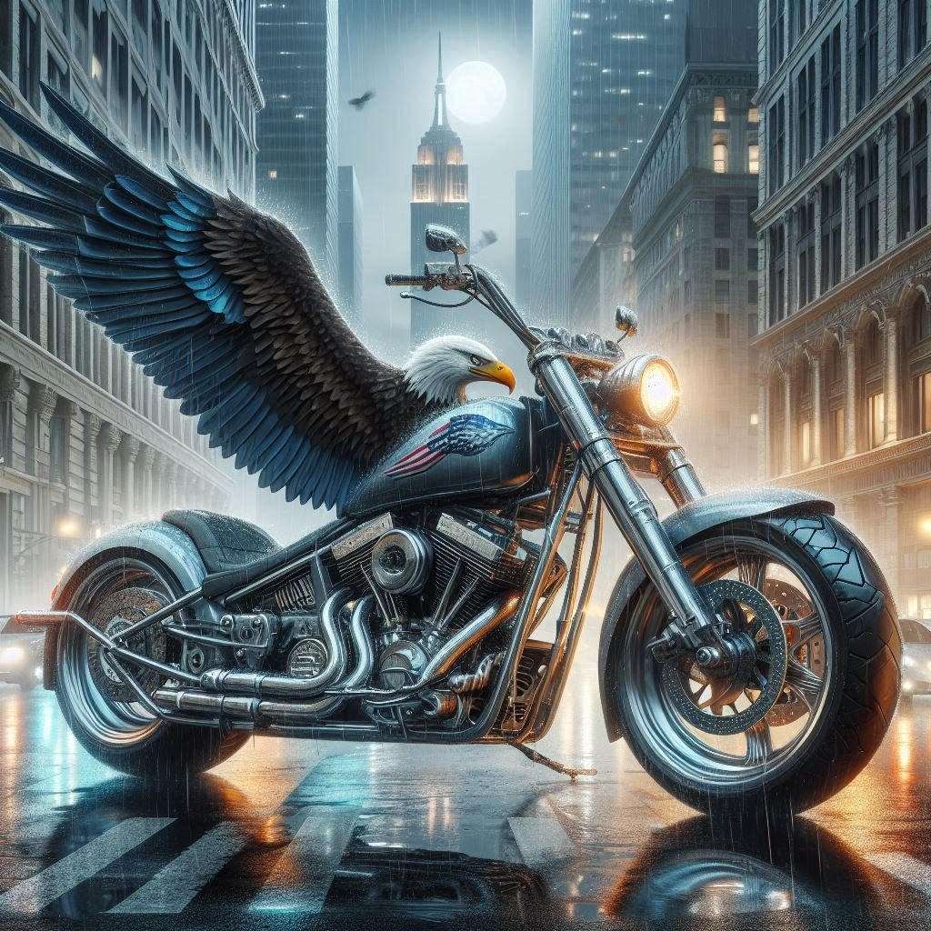 Eagle Motorcycle Study - Gregg Acini Adoree Designs -