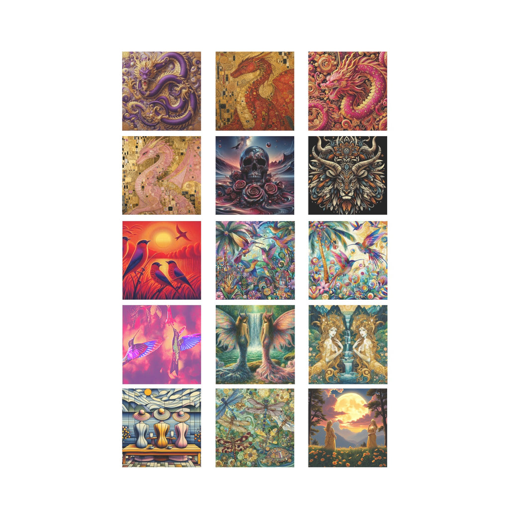 sample pack 1 Personalized Temporary Tattoo (1 Sheet, 15 Separate Designs)