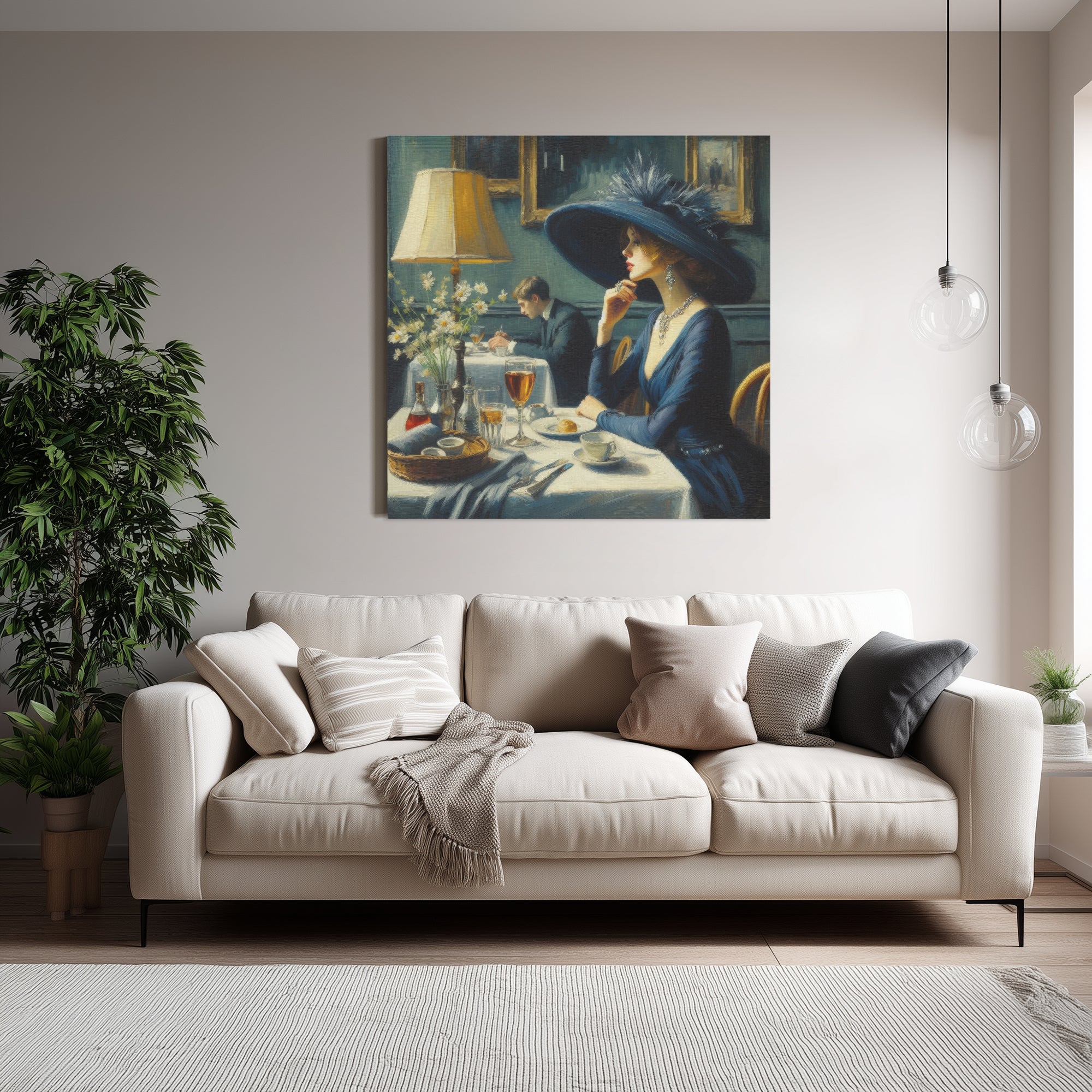 Esme 1:1 Ratio Canvas Painting - Gregg Acini Adoree Designs - Canvas