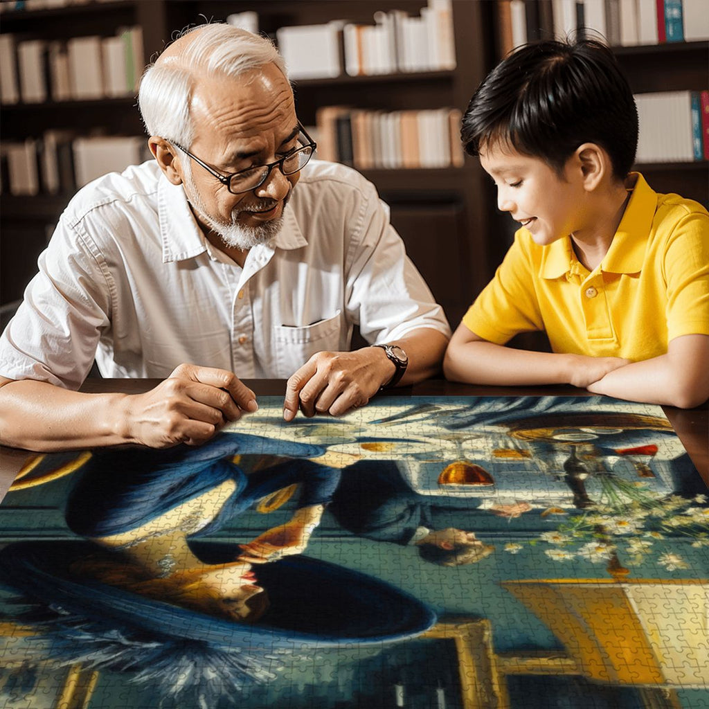 Esme Wooden Jigsaw Puzzles 1000 pcs - Gregg Acini Adoree Designs - Jigsaw Puzzle