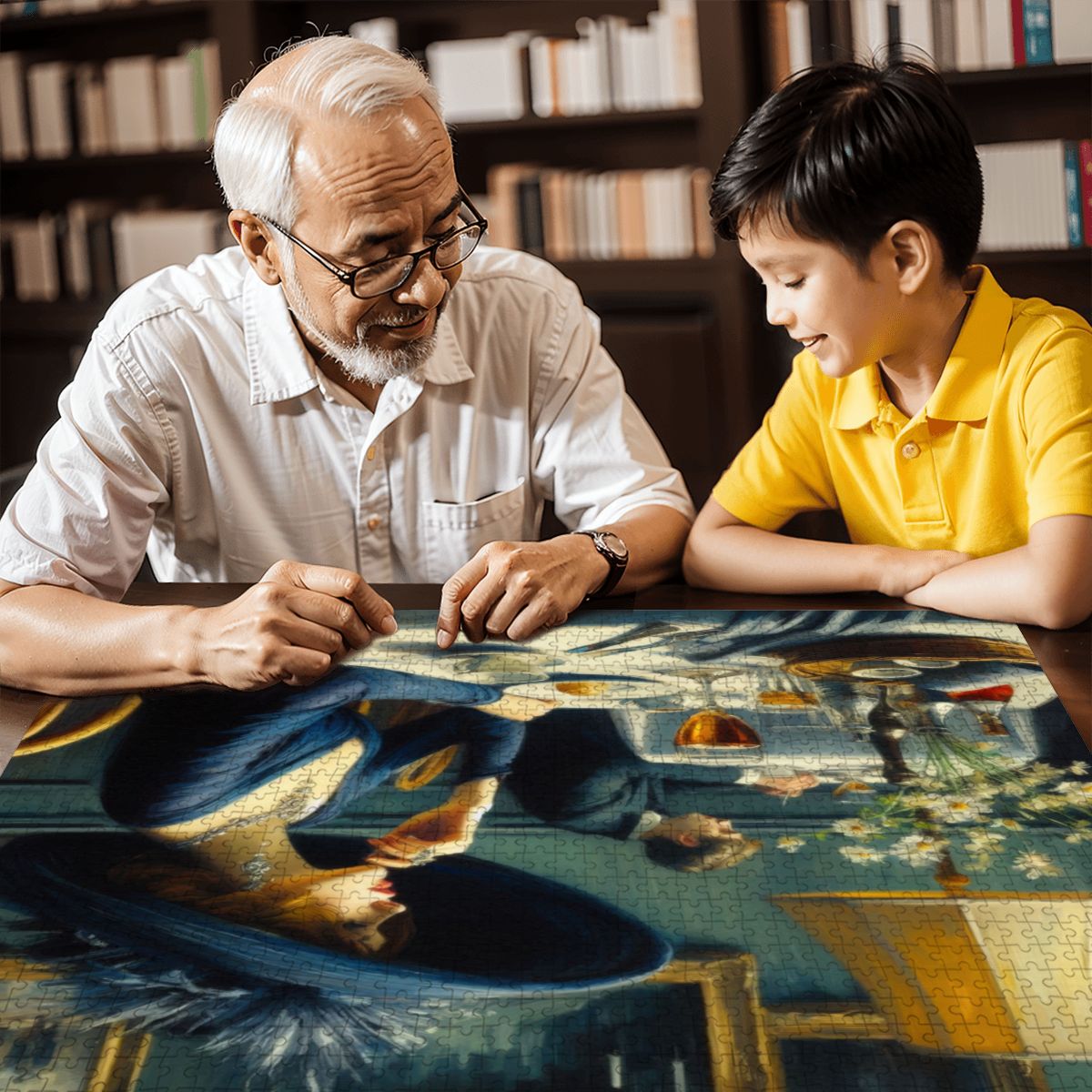 Esme Wooden Jigsaw Puzzles 1000 pcs - Gregg Acini Adoree Designs - Jigsaw Puzzle